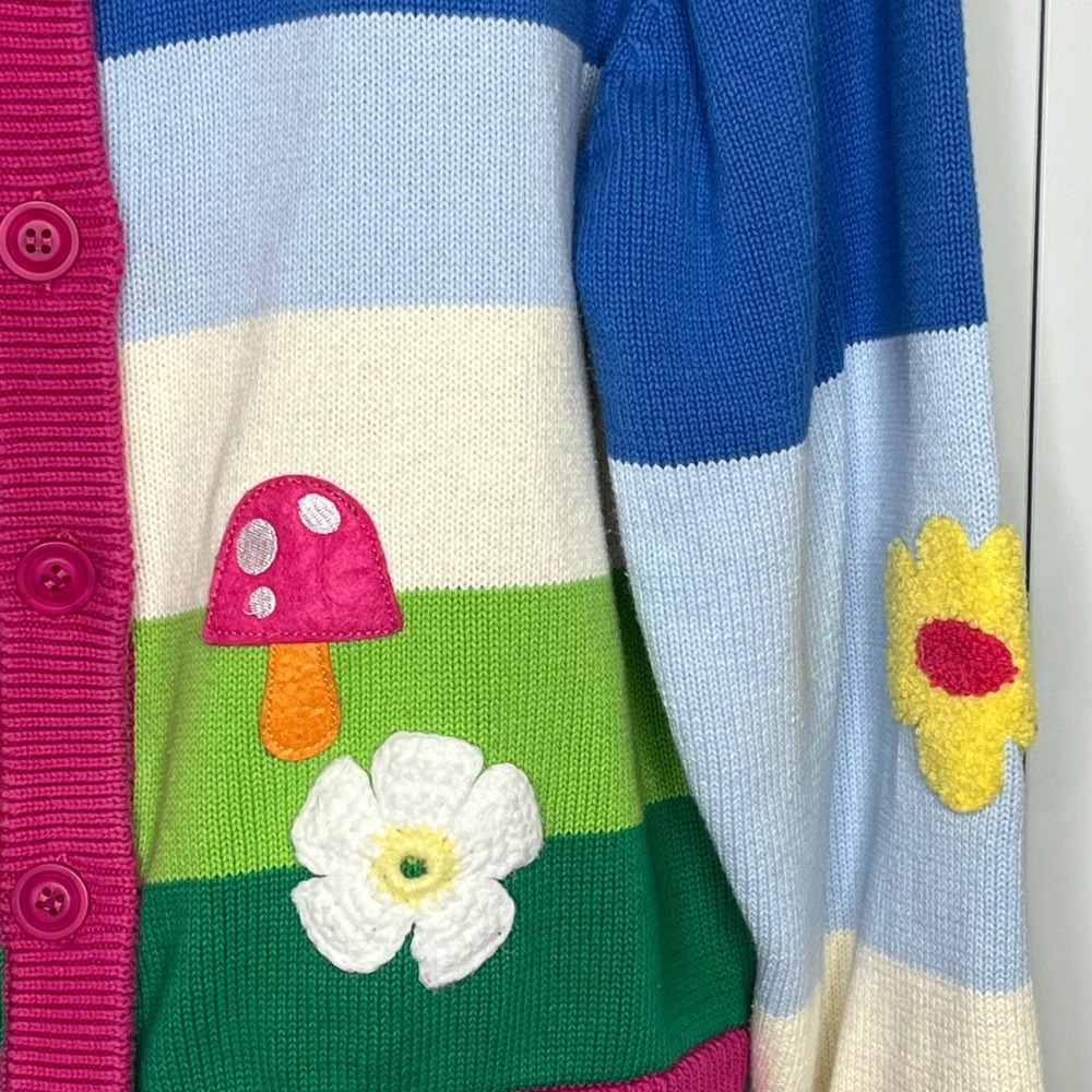 Looney Tunes x Teddy Fresh Tweety Bird Cardigan Sweater Large - Picture 6 of 12